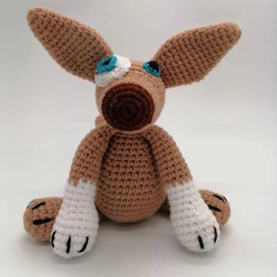 China Cute Fun 100% Original Design, Customized Products, Crafts, Creative Funny Handwoven Dog With Big Ears for sale