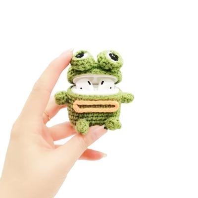 China Gift Craft Hand Knitted Wool Apple Earphone Cover, Apple Earphone Generation 2,3,4 for sale