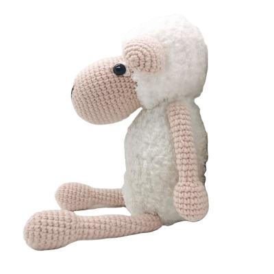 China Sports Toys Hand-Knitted Children's Doll Sean Wool Hand-Crocheted Lamb for sale