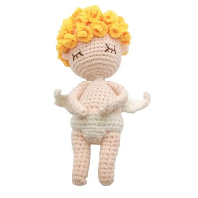 China Educational Funny Knitting Custom Doll Decoration Toy Home Interior Decoration Opens Handmade Crochet Angel for sale