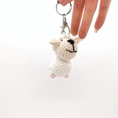 China Europe 100% handmade handmade crochet toy key chain lambs lambs for sale