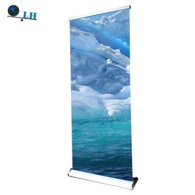 China Outdoor / Indoor Custom Design Simple Economic Cheap Side Roll Up Standee For Promotion for sale