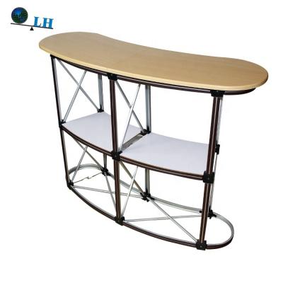 China Fashionable Wholesale Costom Aluminum Portable Booth Stand Promotion Counter for sale