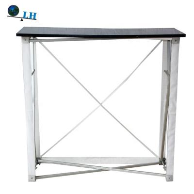 China Fashionable Popular Portable Aluminum Foldable Display Promotion Counter Table for sale