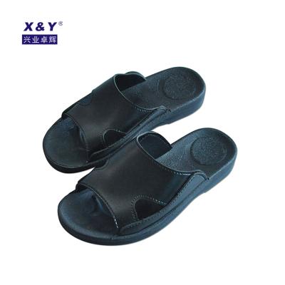 China Brand ESD Unique PU Mens Sandals Gents Slipper PVC Upper Slippers Anti-Static for sale