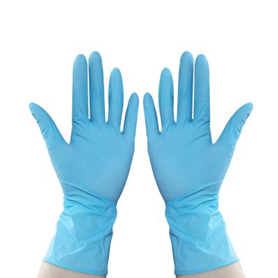 China Durable 100% Pure Disposable Cheap Hospital Blue No Powder Nitriles Medical Exam Glove Black Pink Hockey Nitril Gloves for sale