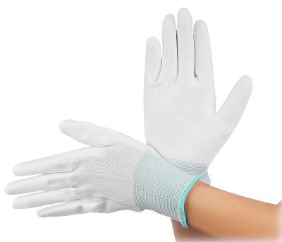 China China Factory Vendor PU Palm Free Dishwashing Gloves Factory Fit Medical Examination Rubber Coated Glove Latex for sale