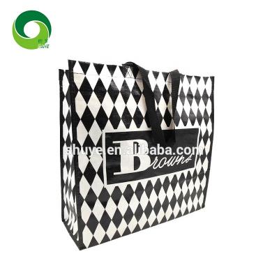 China High Quality Recyclable Custom Design Shopping Bag Recyclable Plastic PP Woven Bag Handled Large (Max Length>50cm) for sale