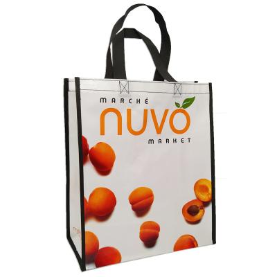 China Sturdy Packing PP Nonwoven Tote Bag Laminated Reusable Washable Shopping for sale