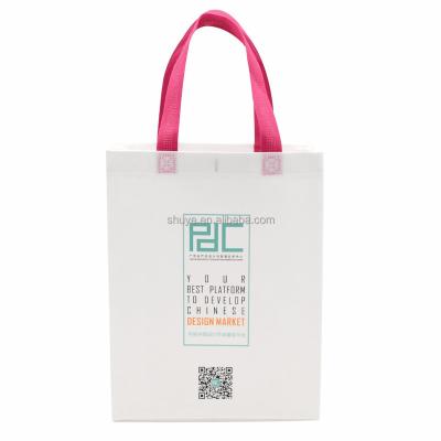 China Tensile Strength Twice As Much As Cheap Non Woven PP Recycled PET Non Woven Shopping Bag for sale