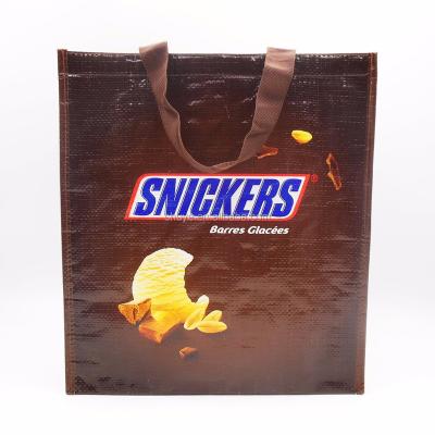 China Free Sample Biodegradable Recyclable Promotional Laminated Non Woven Tote Bag for sale