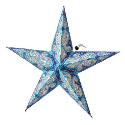 China Wholesale Cheap Decorative Home Paper Lantern Star Paper Lantern Christmas Paper Lantern Pendant Lighting For Hanging DIY for sale