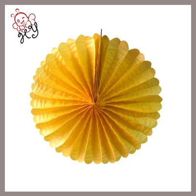 China Various festival colors paper fan for party decorations for sale