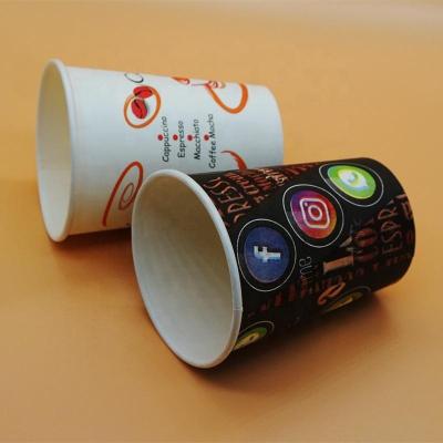 China Single Wall Paper Cup 5oz Disposable Paper Cup Disposable Coffee for sale