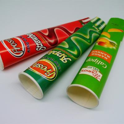 China Recyclable Custom Logo Printing Paper Ice Cream Tube With Lid Ice Cream Paper Cup for sale