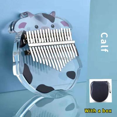 China Aqida Kalimba Crystal Thumb Piano Climba Musical Instrument Finger Piano Gift of Kalimba 17 Keys Newest Acrylic Design for sale