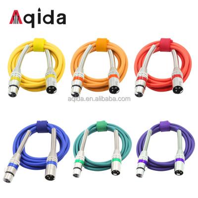 China Camera Aqida XLR 3 pin Male to XLR Junction Female Audio Cable F Cable XLR 3 Pin Microphone Microphone Extension Cable Model for sale