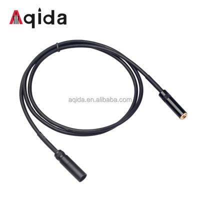 China Camera Aqida China Factory 3.5mm Female To Male Mini XLR 3 Pin Camera Microphone Audio Cable for sale