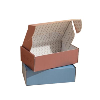 China Recyclable Logo Size Corrugated Cardboard Packaging Shoe Box Custom Paper for sale