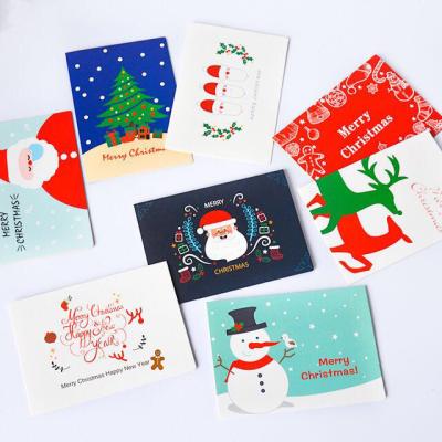 China Custom Printing Cheap Jewelry Packaging OEM Greetings Christmas Cards for sale