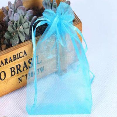 China Organza Bags Gift Jewelry Custom Logo Promotional Items Packing Drawstring 7x9/4x6 For Candy for sale