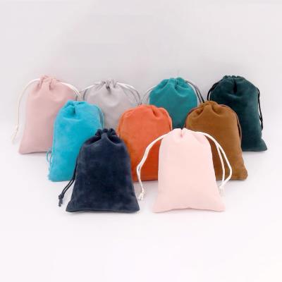 China Wrapping Items Wholesale Drawstring Gift Bags Canvas Microfiber Jewelry Pouch Blank for sale