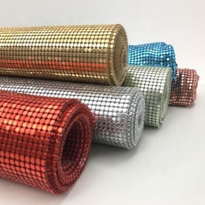 China Wholesale Durability Chainmail Metal Sheets With Backside Glue for sale