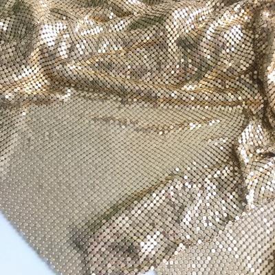 China Lightweight gold metal waterproof fabric for clothes, bags, cutains for sale