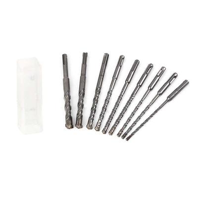 China Wholesale Electric Masonry Drilling Twist 9PCS Drill Bit Carbide SDS Plus Hammer Drill Bit For Concrete Masonry Drilling for sale