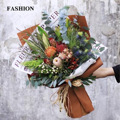 China Yiwu Factory New Fashion 40g 60cm*10Y Biodegradable Flower Wrapping Paper Gift Wrapping Tissue Paper Roll Wholesale for sale