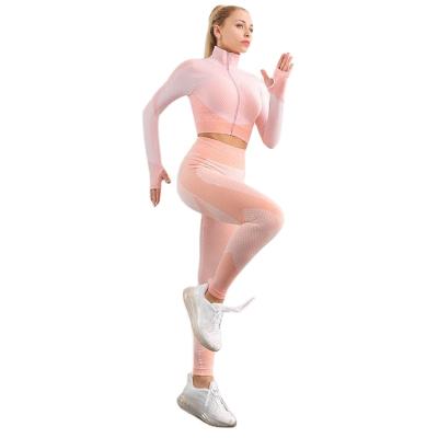 China Breathable Sportswear Yoga Fitness Women's Clothing Yoga Suit Autumn Winter One-Piece Suit for sale