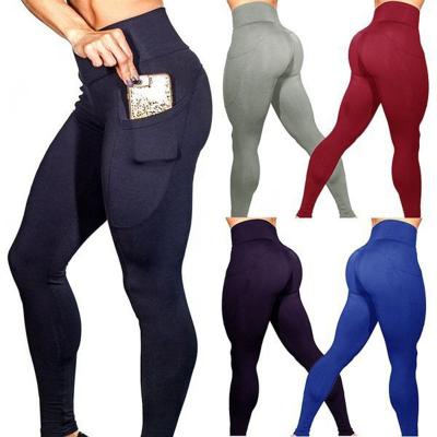 China Breathable Women's High Waist Fitness Yoga Pants Tight Hip Lifting Super Elastic Leggings for sale