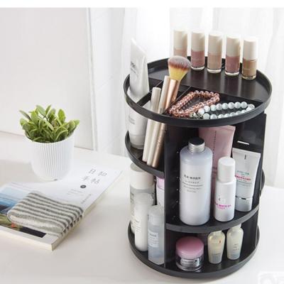 China Sustainable 360 ​​Degree Rotation Cosmetic Storage Box Disassemble Makeup Organizer for sale