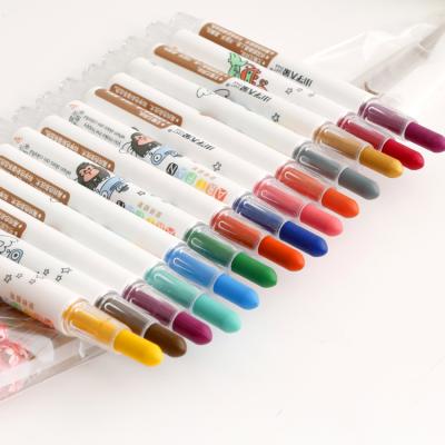 China Bright Colors Painting Tool Twisted Crayons For Kids Non-Toxic Oil Crayon Pen Set Wax Caryon 36 Colors Art Fan 36colors L3003-36 CN; GUA for sale