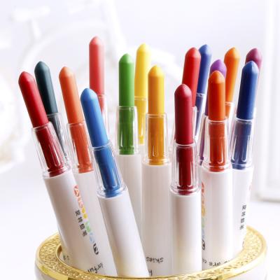 China Bright Colors Like Twist Up Plastic Wax Crayon Pen For Children Non Toxic Pencil Set for sale