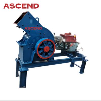 China stone low price diesel engine hammer crusher mill for market for sale