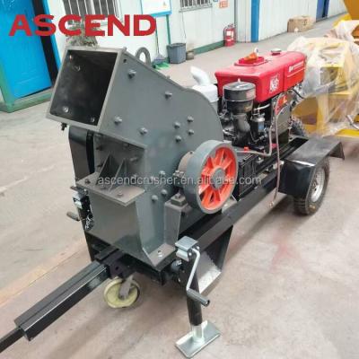 China Stone Lime Granite Mining Sand Mobile Clay Stone Rock Diesel PC400x300 Hammer Crusher Mill Price List for sale