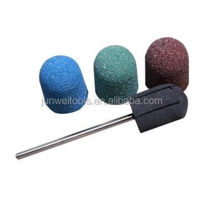 China Factory Source Durable Electric Callus Remover Sanding Caps For Podiatry Cylindrical Round Nose (JW-SC-0089) for sale