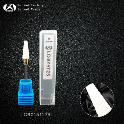 China No Clogging White Ceramic Nail Drill Bit&Zirconia Burs-M Dental Ceramic Shape-Cross Nail (LC60151125) for sale