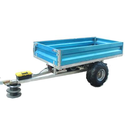 China Other Tandem Dump Trailer China Factory Sales Hydraulic Tipping Farm Trailer for sale