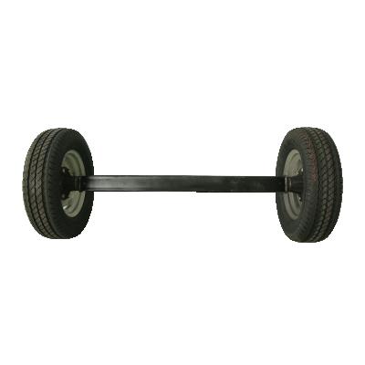 China Trailer Parts Trailer Parts Use Good Quality Farm Trailer Tire With Wheel Rim Axle For Sale for sale