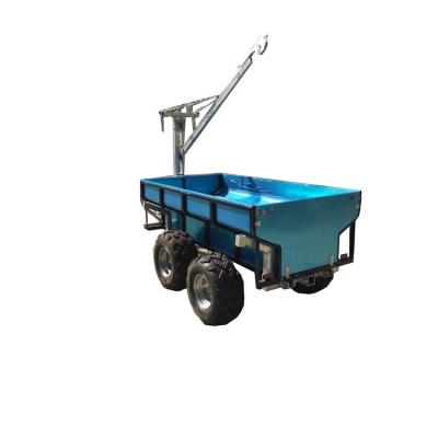 China Professional Steel Truck Trailer A01 ATV Trailer Manufacturer Timber Trailer for sale