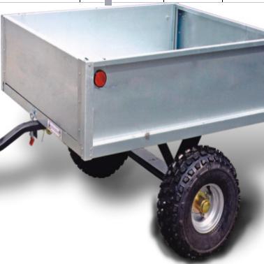 China A10 small car trailer galvanizing box trailer for sale