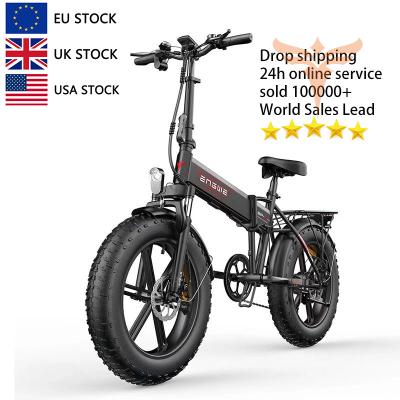 China Mauntain Electric Bike EU STORE PRO 20 Inch ENGWE EP-2 Electric Bike 48V 750W 45KM/H Moped Electric Bicycle Europe Fat Tire Duty Free Folding for sale