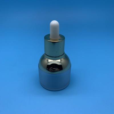 China Essential Oil Emulsion Personal Care Dropper D001 UK Gold Bottle Precise Dosing for sale