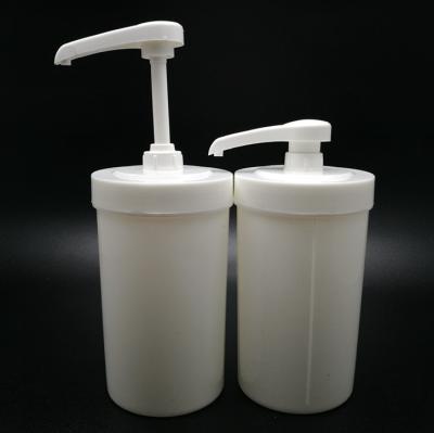 China Other 500ml pp KFC sauce bottle with syrup pump for sale