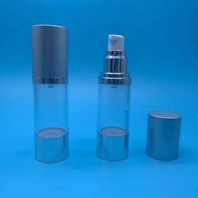 China Multifunctional skin care cream sr-2108a 30ml water frosted outer airless bottle for wholesales for sale