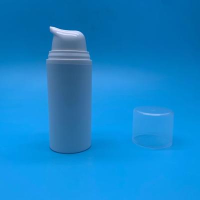 China Skin care creams sr-2101 pp multifunctional bottle face cream airless glasswares frosted surface for sale