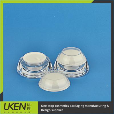 China UKMJ03 15ml-30ml-50ml PMMA eye cream cosmetic cream bottle, jar for sale