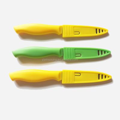 China New sustainable pp colorful handlePP handle fruit paring knife for sale